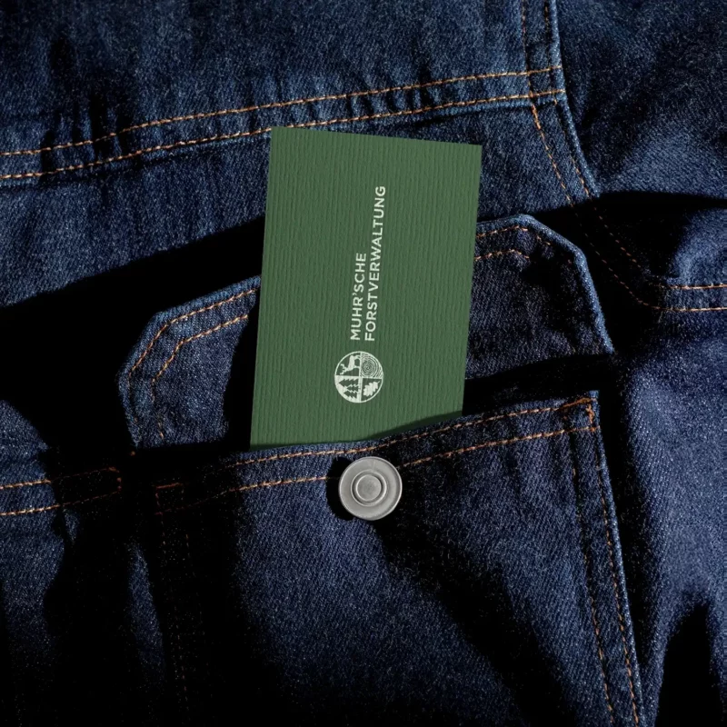 Visitenkarte Muhr'sche Forstverwaltung