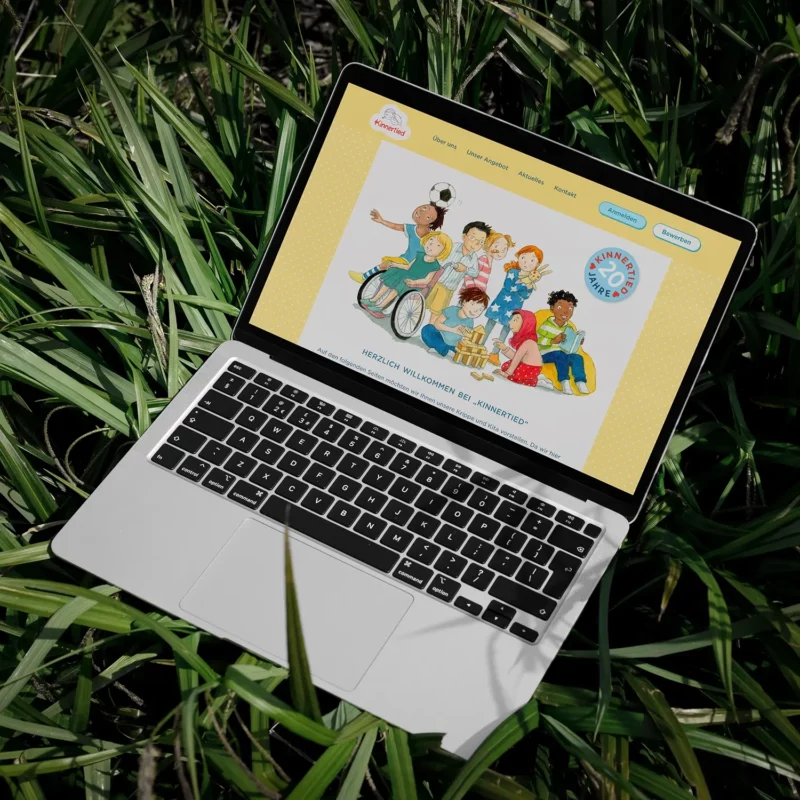 Webdesign Kindertagesstätte Kinnertied